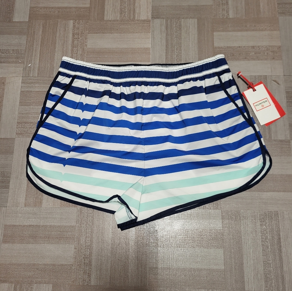 -Hunter for Target blue striped shorts. Medium. NWT